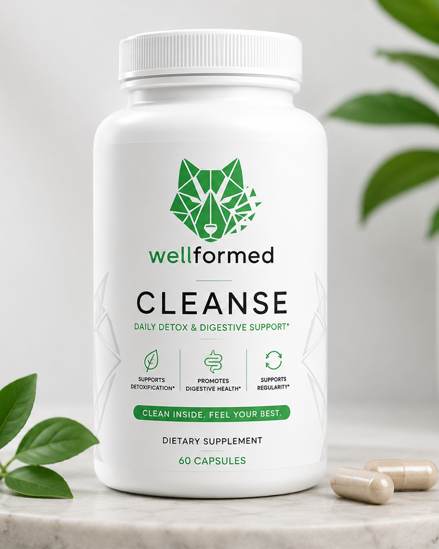 Well-Formed Cleanse container