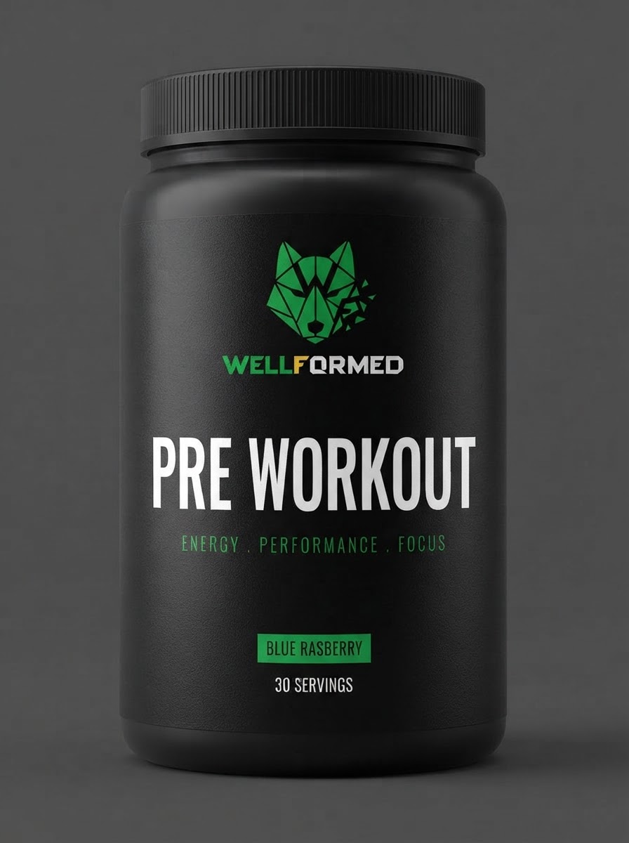 Well-Formed Pre Workout container